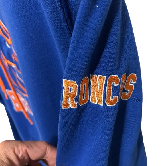 Colosseum Boise State Broncos Hooded Sweatshirt Size Medium Embroidered - Picture 3 of 7